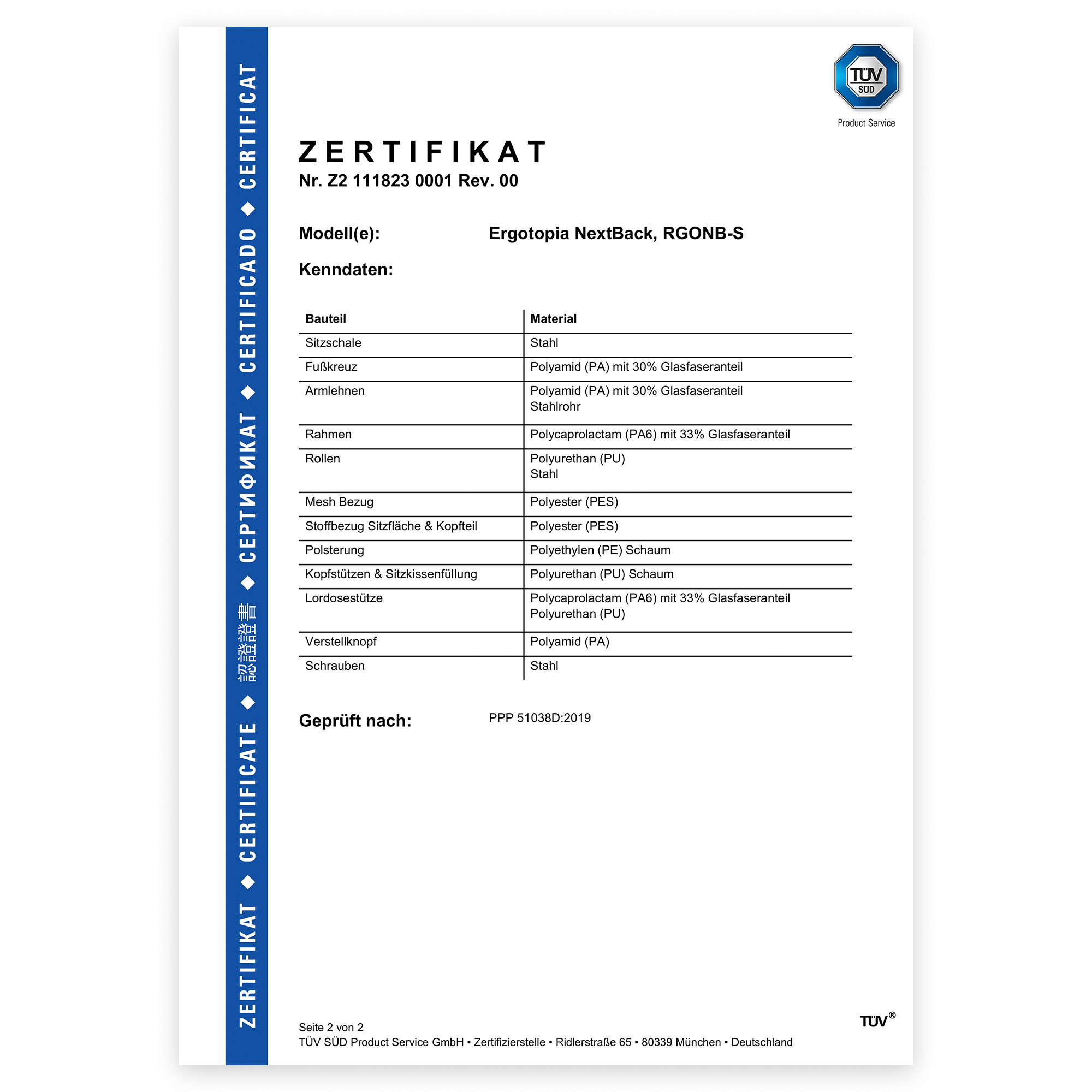 ERGOTOPIA Nextback Bürostuhl