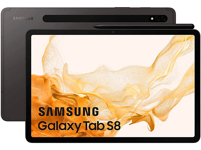 SAMSUNG Galaxy Tab S8 128GB Wi-Fi/LTE Grey, Tablet, 128 GB, 11 Zoll, Grau