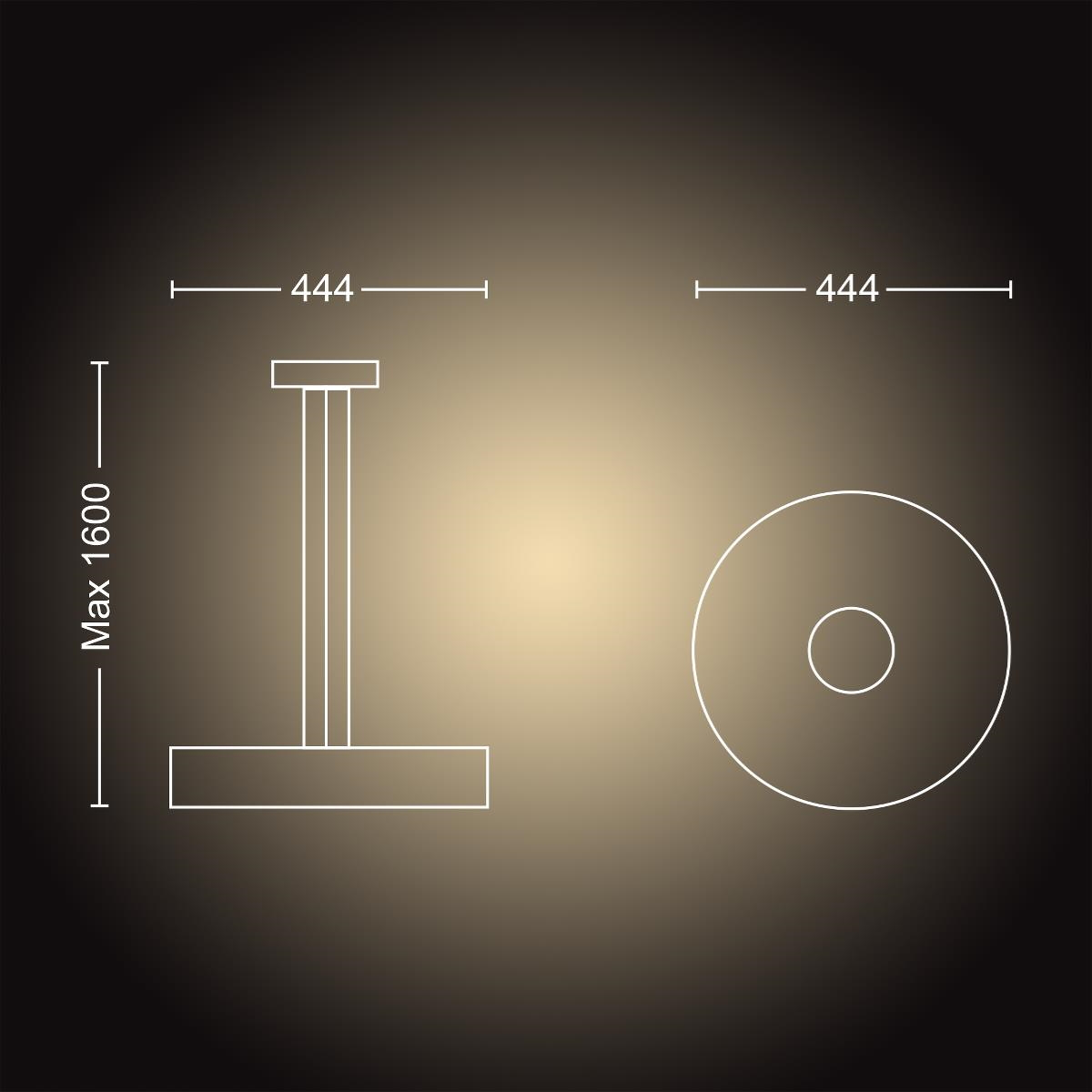 PHILIPS 929003054501 HUE WA FAIR SW Deckenleuchte PENDELL. DIM Warmweiß