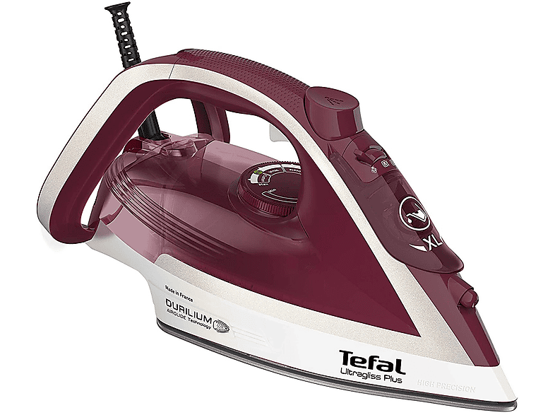 TEFAL FV6810 Ultragliss Plus Dampfbügeleisen (2800 Watt, Durilium Airglide)