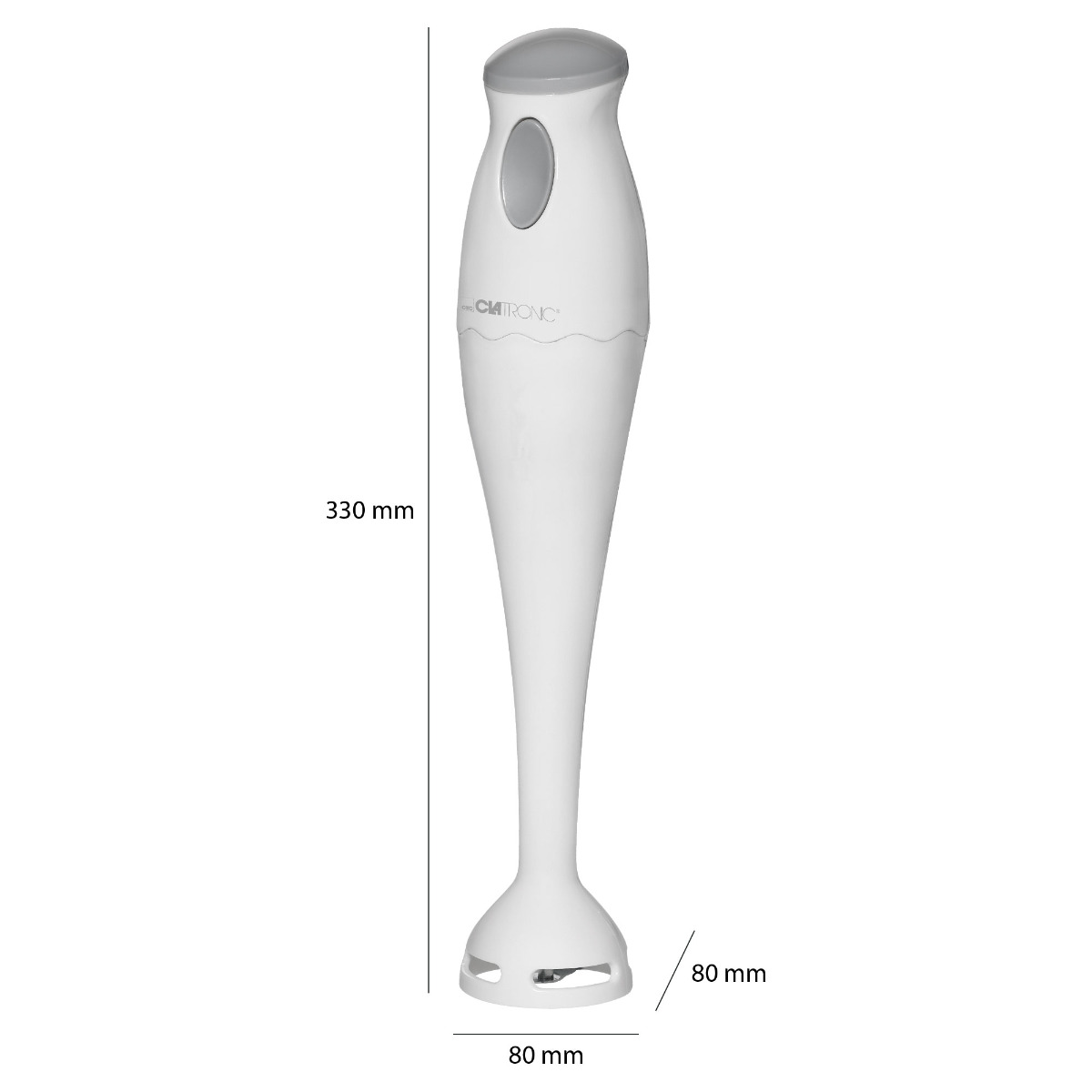 CLATRONIC SM 3577 Stabmixer Weiß 500 ml) Watt, (180