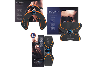 BODIFY EMS Ganzkörperset - Trainingsgeräte zur gezielten Stimulation der Muskulatur Muskelstimulation (EMS), Orange-Schwarz