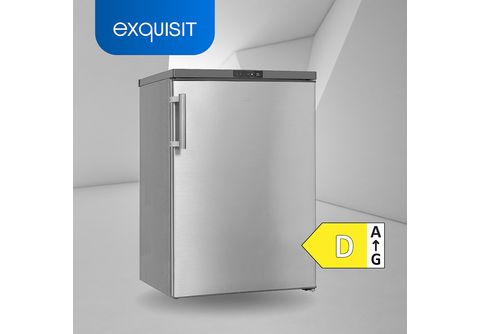 EXQUISIT KS16-V-HE-011D inoxlook Kühlschrank (73,00 kWh/Jahr, D