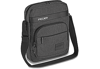 PEDEA "URBAN-NICE" 10,2 Zoll (25,8cm) Tablettasche Umhängetasche für Universal Nylon, Grau