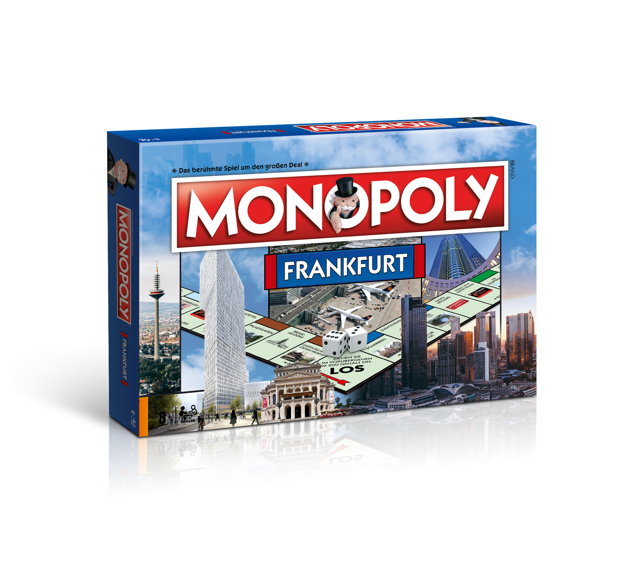 Brettspiel Monopoly MOVES Frankfurt WINNING