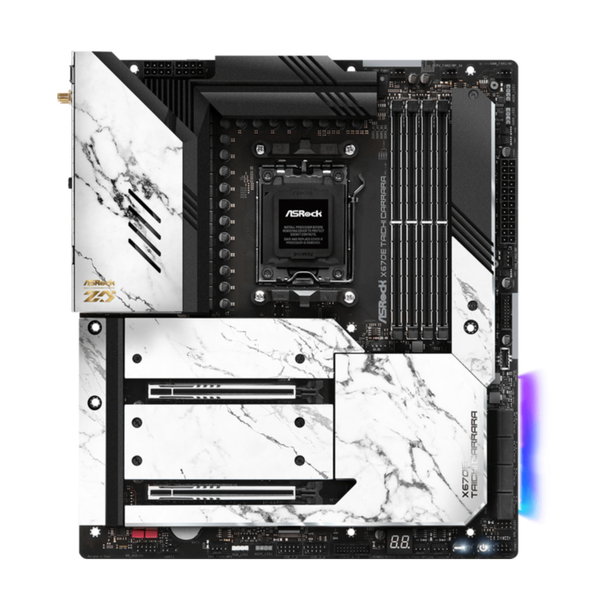 Mainboards schwarz Carrara ASROCK X670E Taichi