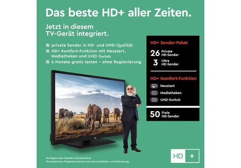 HD-ready, | cm, MediaMarkt TV) TV JVC LT-24VH5156 / Zoll 24 LED (Flat, SMART 60