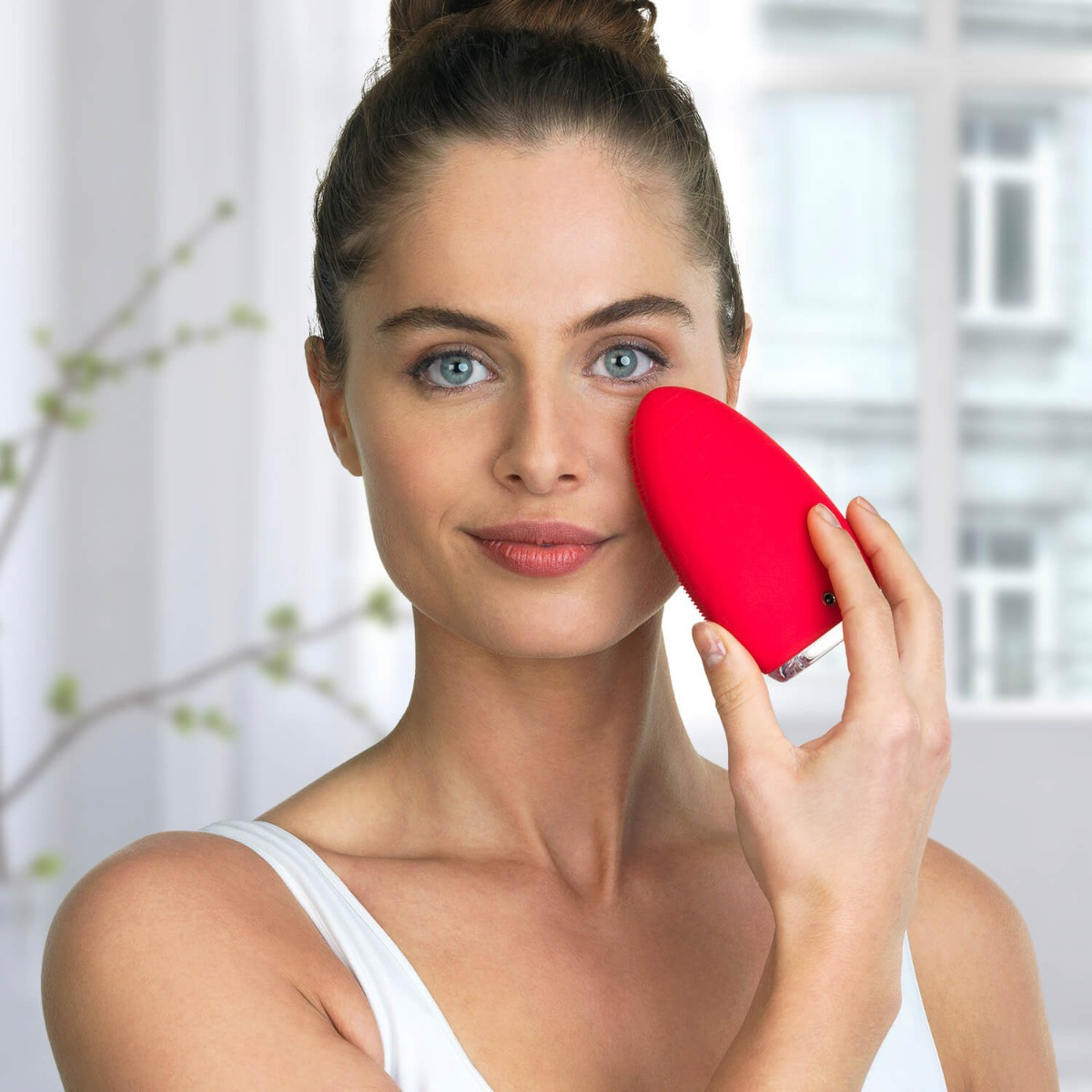 Gesichtsbürste Ultrahygienische Rot Rot SILK\'N Gesichtsreinigungsbürste Bright - -