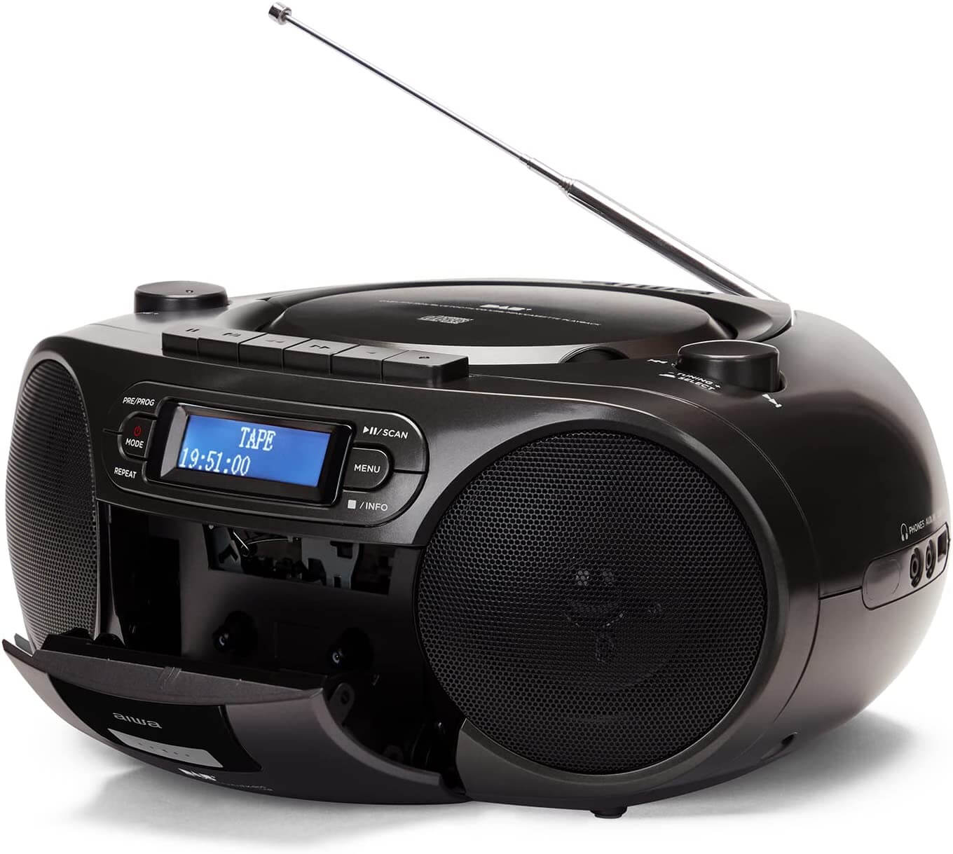 CD-Player, AIWA BBTC-660DAB/BK schwarz