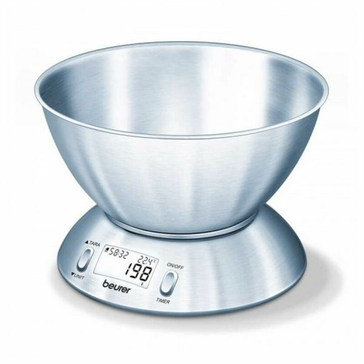 Balanza de cocina - 708.40 BEURER, Acero Inoxidable