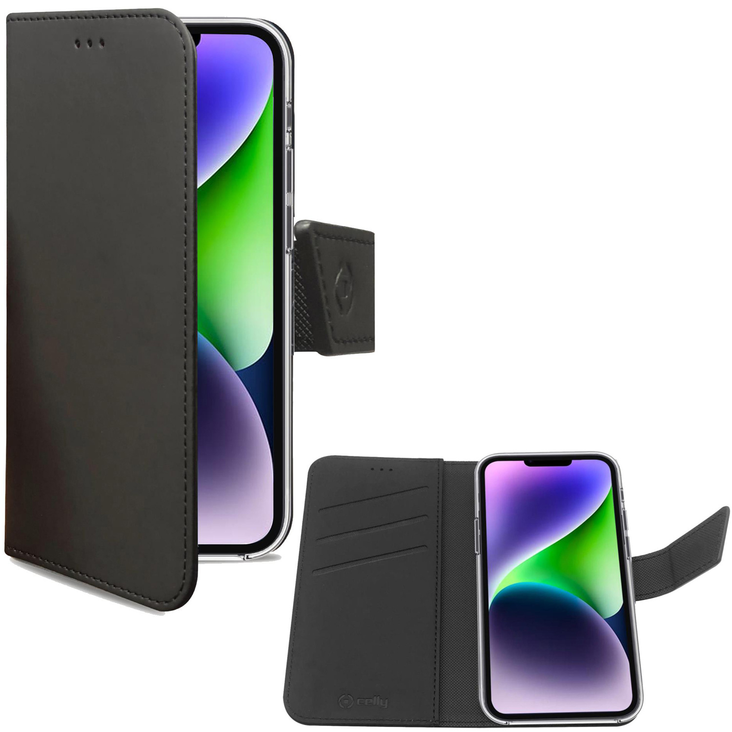 CELLY WALLY CASE IPHONE 14 PLUS BLACK Custodie per Apple (brand) iPhone 14 Plus, Black