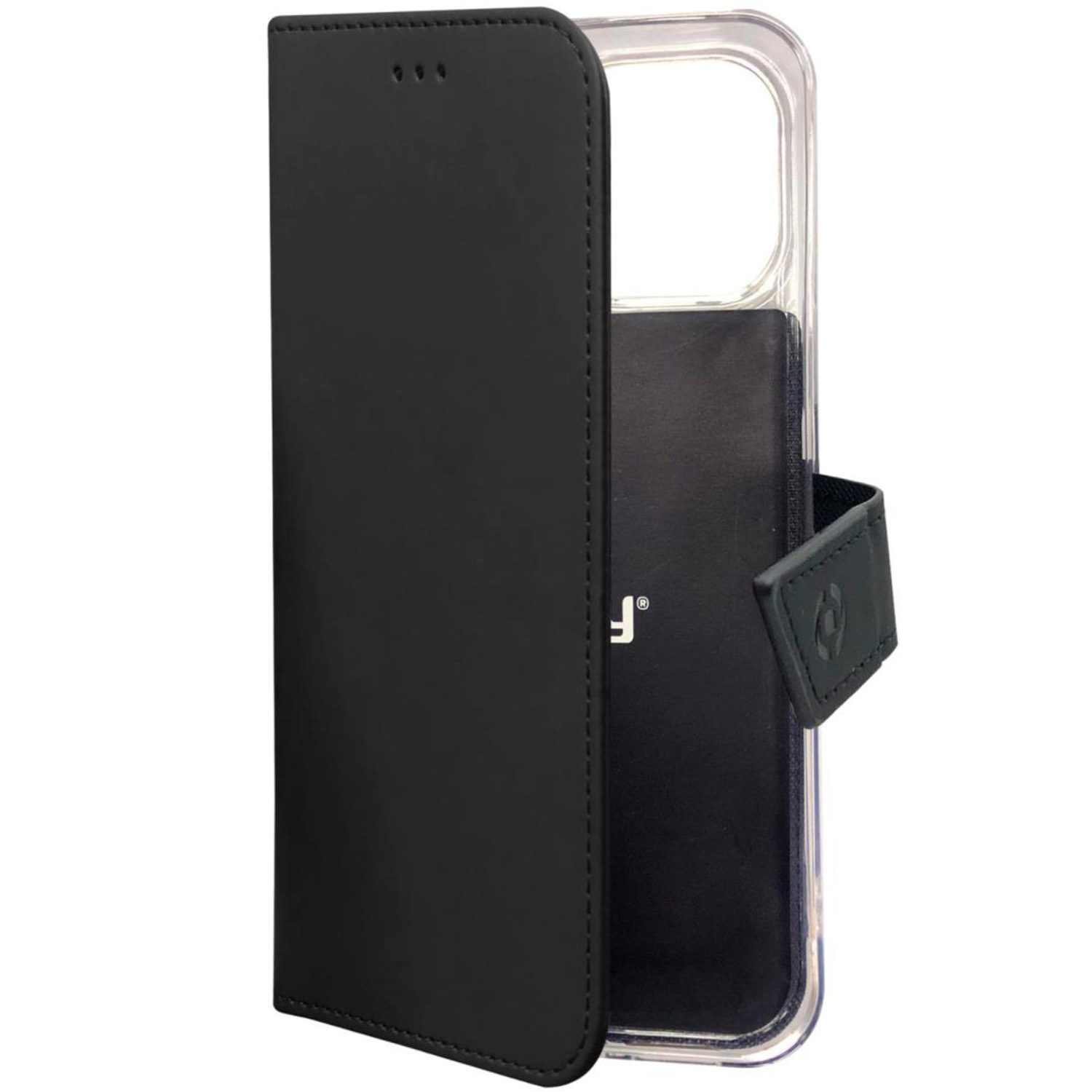 CELLY Wallet Case 14 14 Flip Pro Schwarz Cover, iPhone Max Apple, Pro Max, Schwarz, iPhone