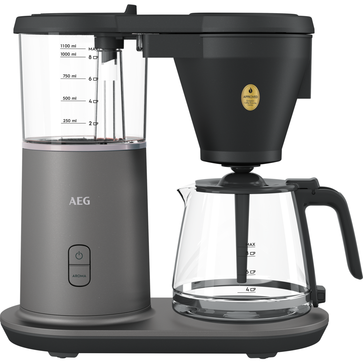 Titanium Kaffeemaschine Midnight CM7-1-4MTM Kaffeemaschine Midnight Titanium Gourmet 7 AEG