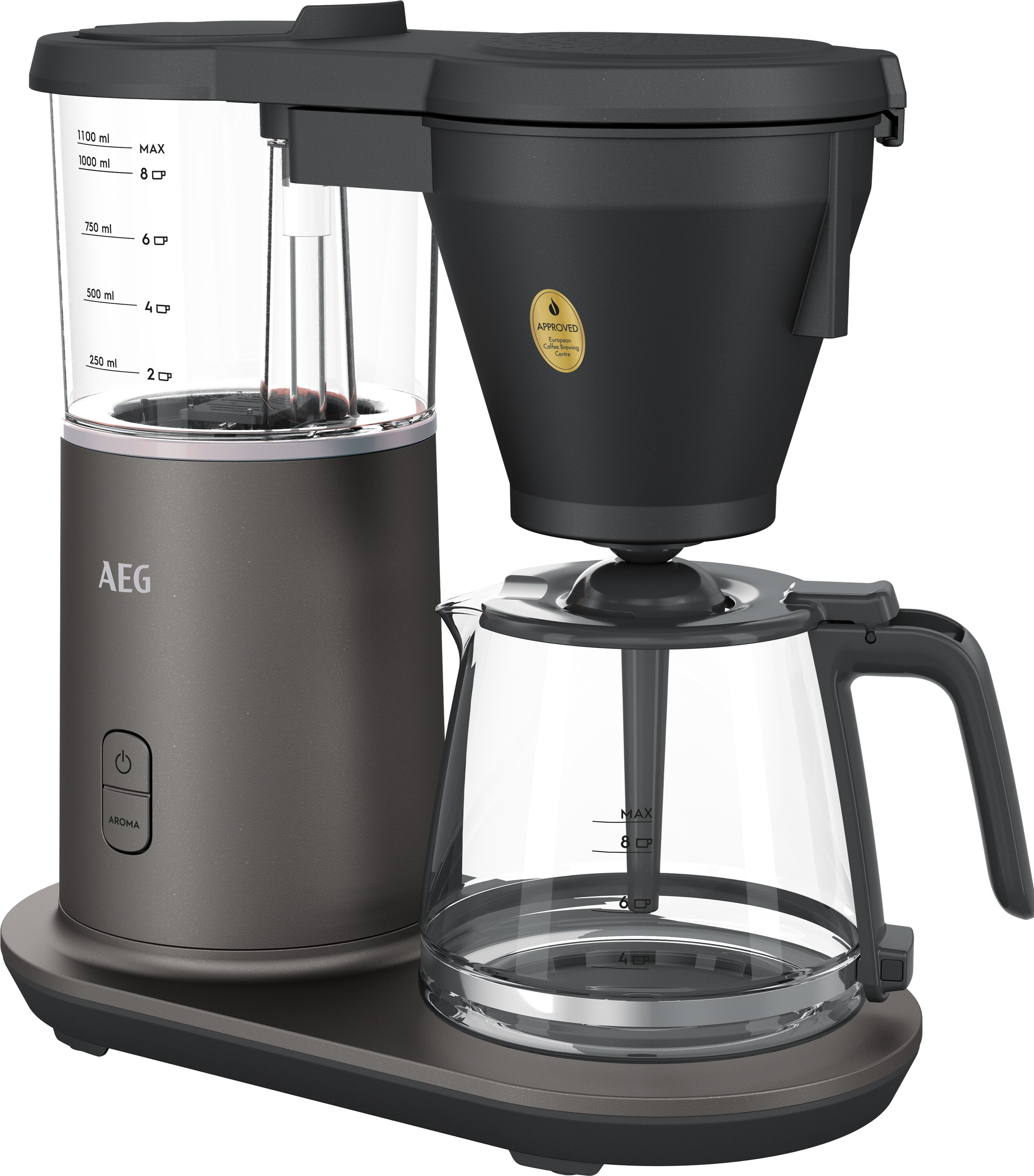 Titanium Kaffeemaschine Midnight CM7-1-4MTM Kaffeemaschine Midnight Titanium Gourmet 7 AEG