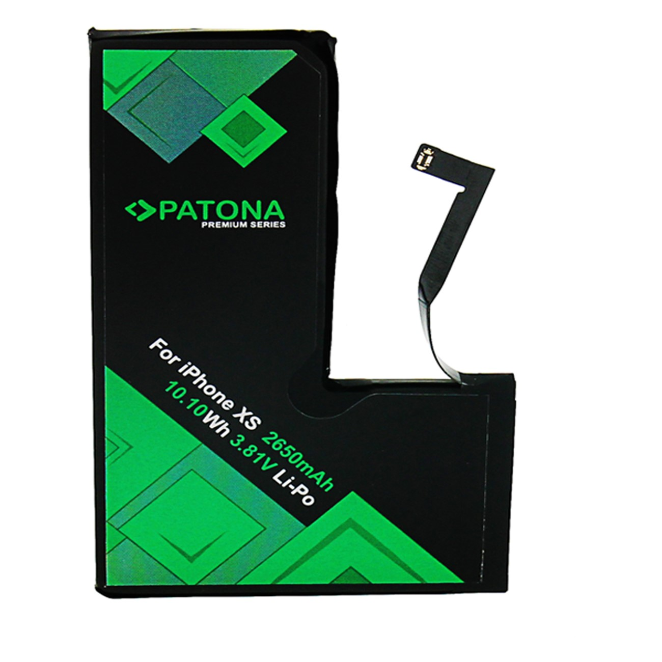 1 Ersatzakku, Volt, XS 2650mAh Stück Li-Polymer PATONA 3.81