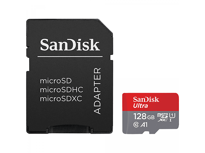 SANDISK 257895, MicroSDXC Speicherkarte, 128 GB, 140 MB/s MediaMarkt