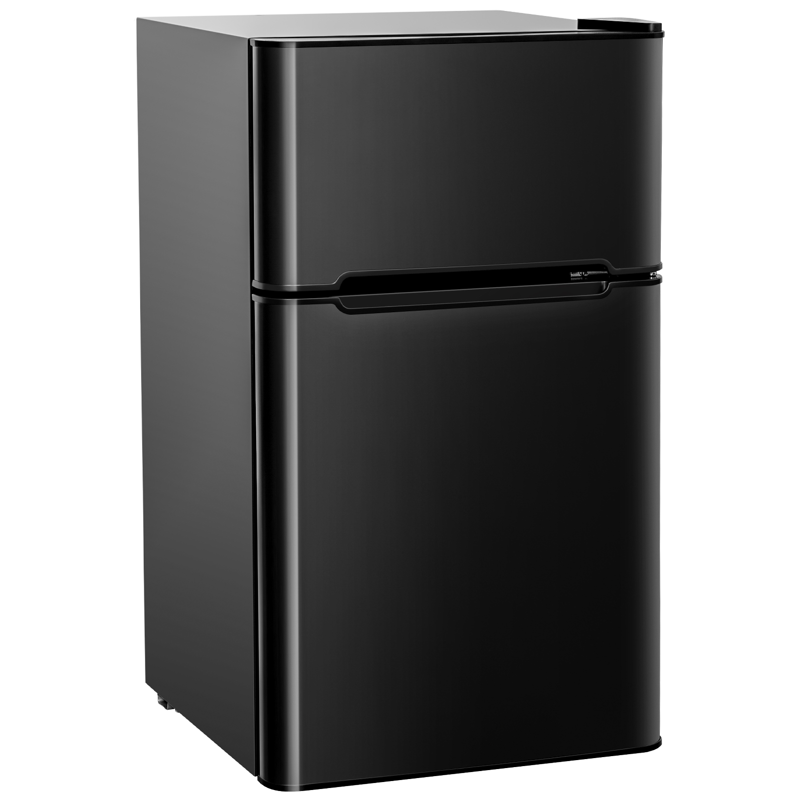 hoch, cm Schwarz) Kühlschrank 90L 86 COSTWAY (F,
