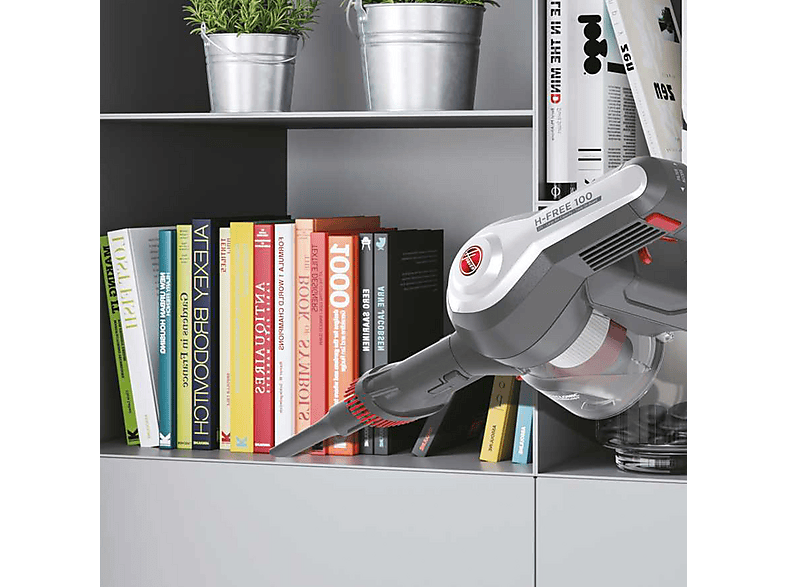 Hoover H-FREE 100 HF122PTA - Scopa Elettrica Senza Fili 22V, 40 Min Di Autonomia, Spazzola LED E Mini Turbo Per Peli