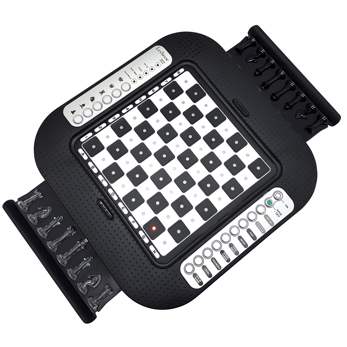 - mit 1800 ELO FX Chessman® LEXIBOOK Ablagefach Schachcomputer