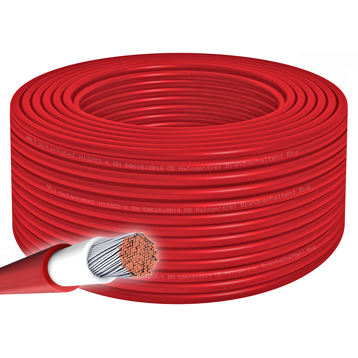 50m Solarkabel ARLI rot