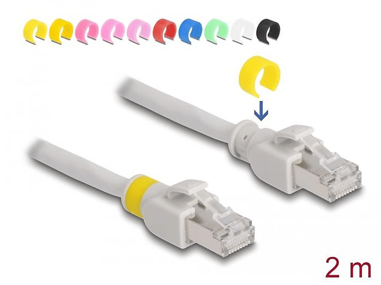 80119 RJ45, DELOCK Grau