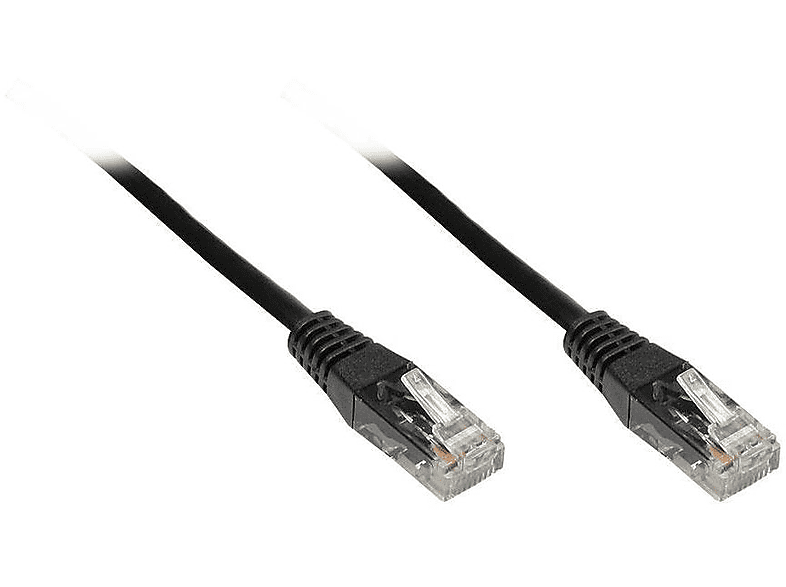 VARIA GROUP 806U-070S Schwarz Cat.6, Patchkabel