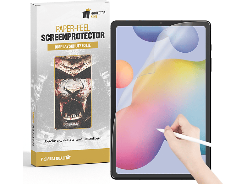 PROTECTORKING 2x Paperfeel Schreiben malen oder skizzieren Displayschutzfolie(für Samsung Galaxy Tab S6 Lite)