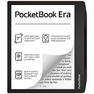 E-Book - POCKETBOOK PB700-L-64-WW, 7,00 ", 64 GB, 1264 x 1680 Pixeles, Negro