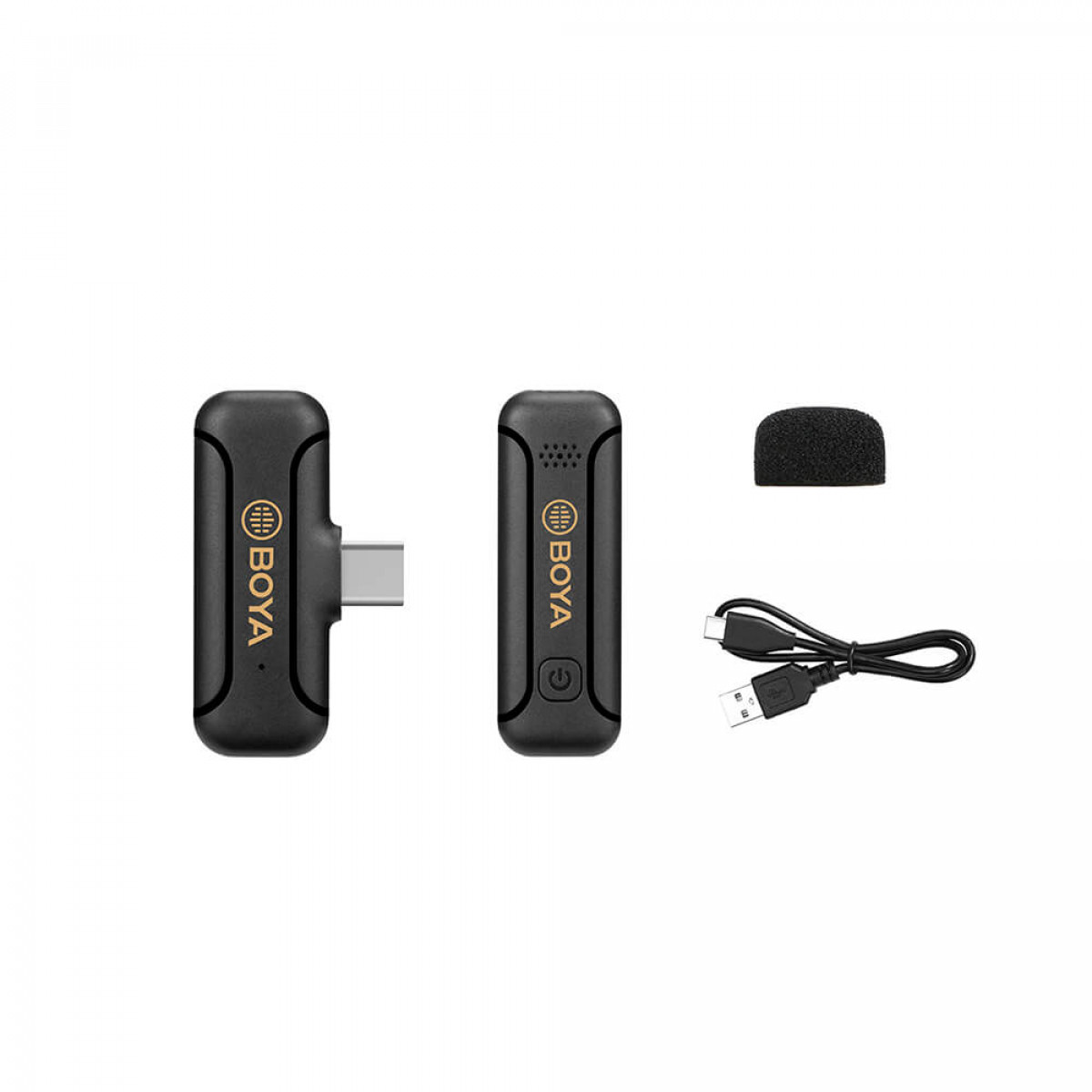BOYA Kabelloses Schwarz BY-WM3 USB-C x1 Mikrofonsystem Mikrofon Für