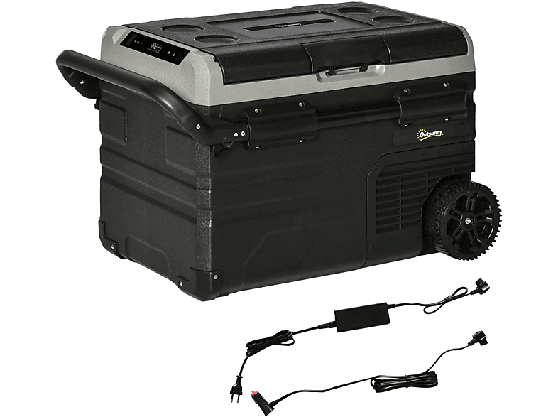 Nevera portátil - Congelador de Compresor, 71.1x46x44 cm, color