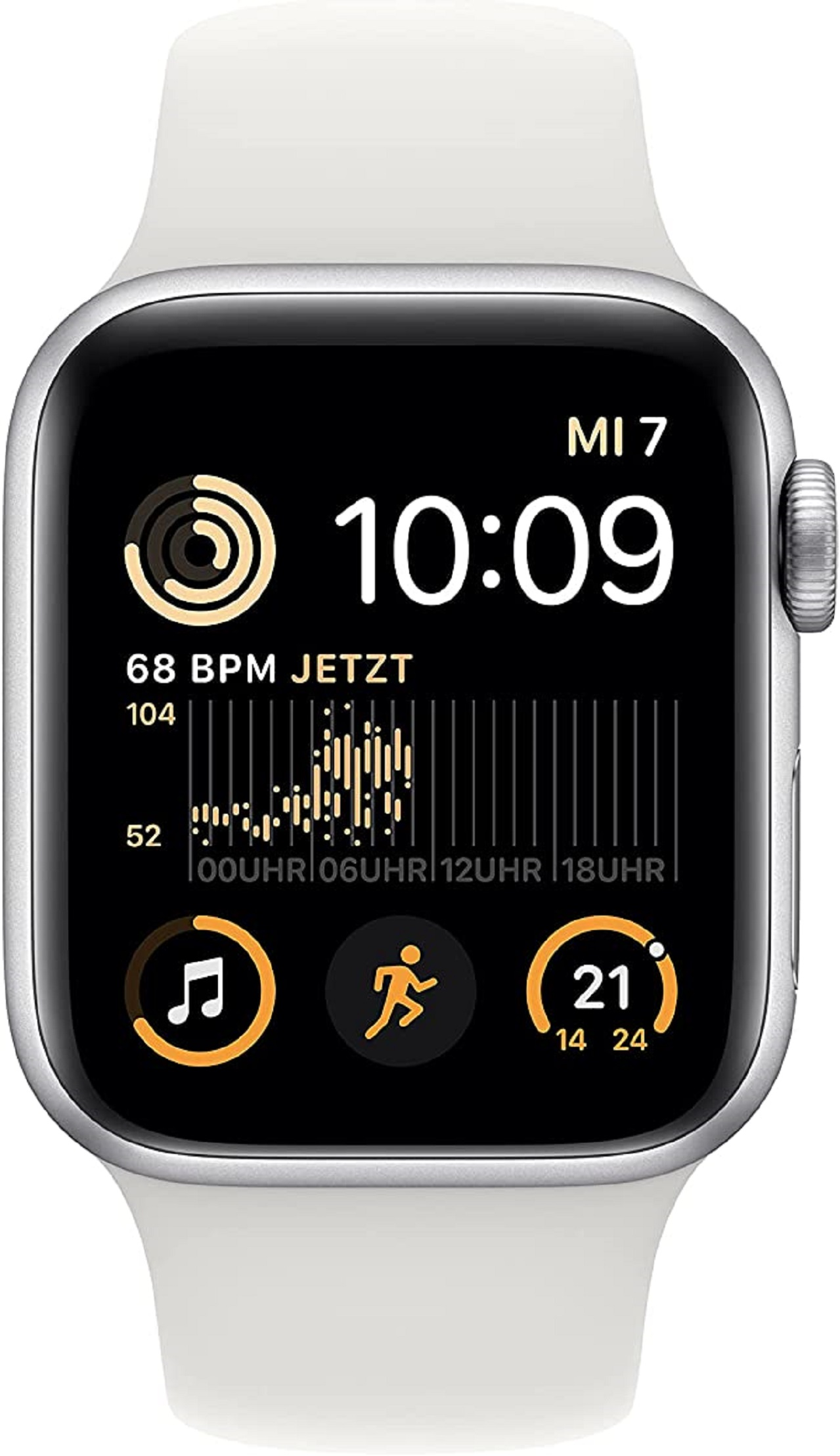 Weiß Pro Smartwatch BT-Anruf Aktivitätstracker T900W MIRUX Silicon, Max