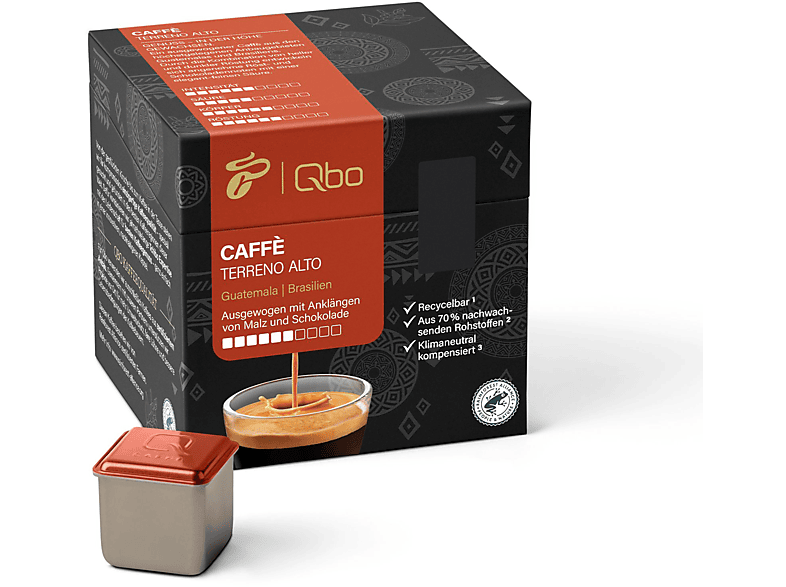 27 Qbo Alto Stück QBO TCHIBO Kaffeekapseln Kapselsystem) Terreno (Tchibo 526024 Caffè