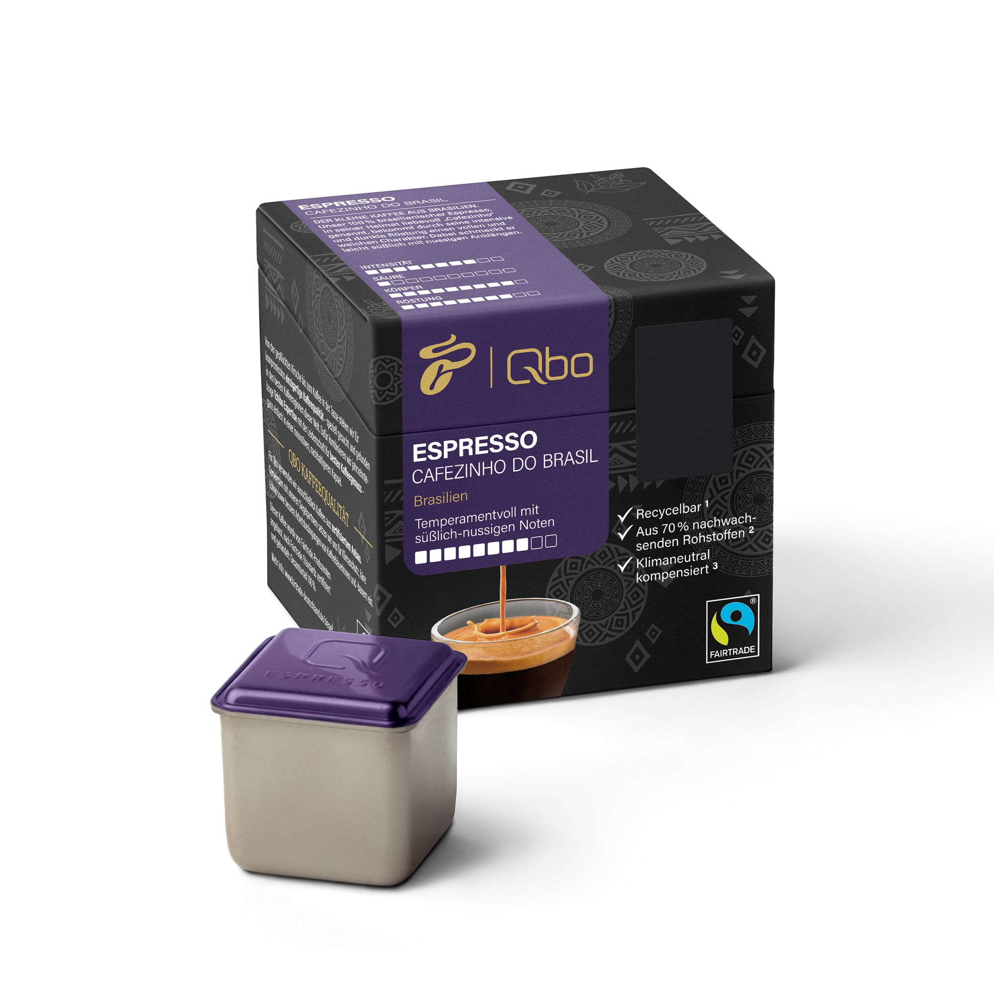 QBO 525778 Kapselsystem) do Kaffeekapseln Cafezinho Qbo TCHIBO (Tchibo Stück Brasil 8 Espresso