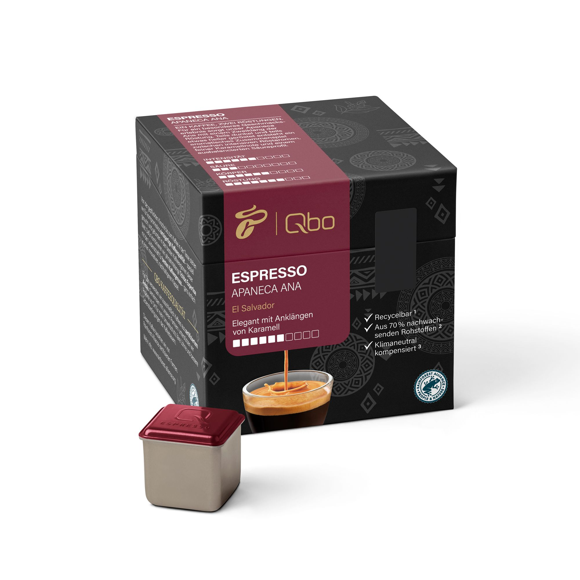 Kaffeekapseln Ana QBO Stück TCHIBO 525904 Espresso Qbo Kapselsystem) (Tchibo Apaneca 27