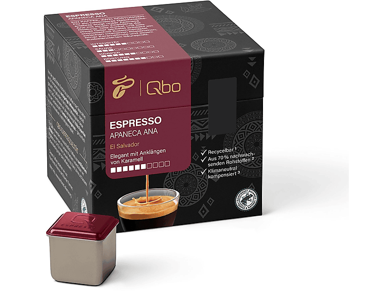 TCHIBO QBO 525904 Espresso Apaneca Kaffeekapseln Ana Qbo (Tchibo Stück 27 Kapselsystem)