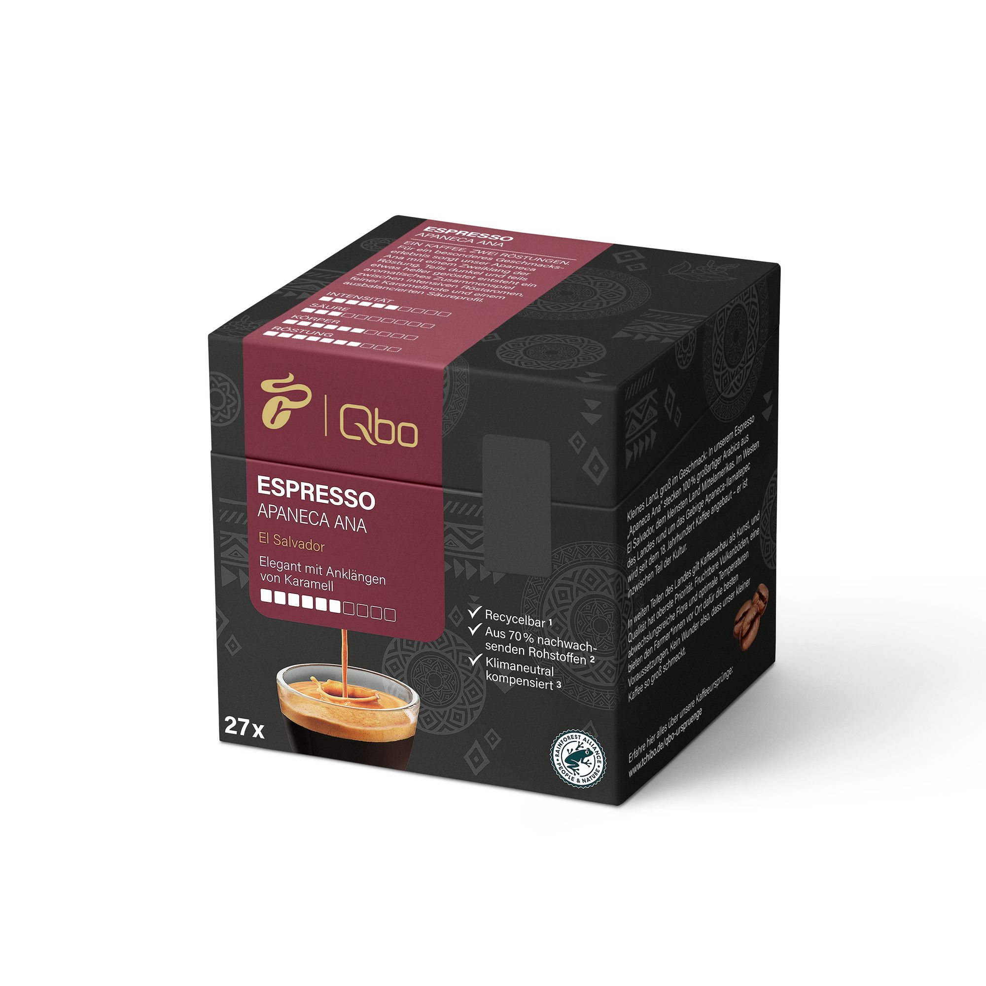 TCHIBO QBO 525905 Espresso Stück Apaneca 216 Kaffeekapseln Ana Qbo (Tchibo Kapselsystem)