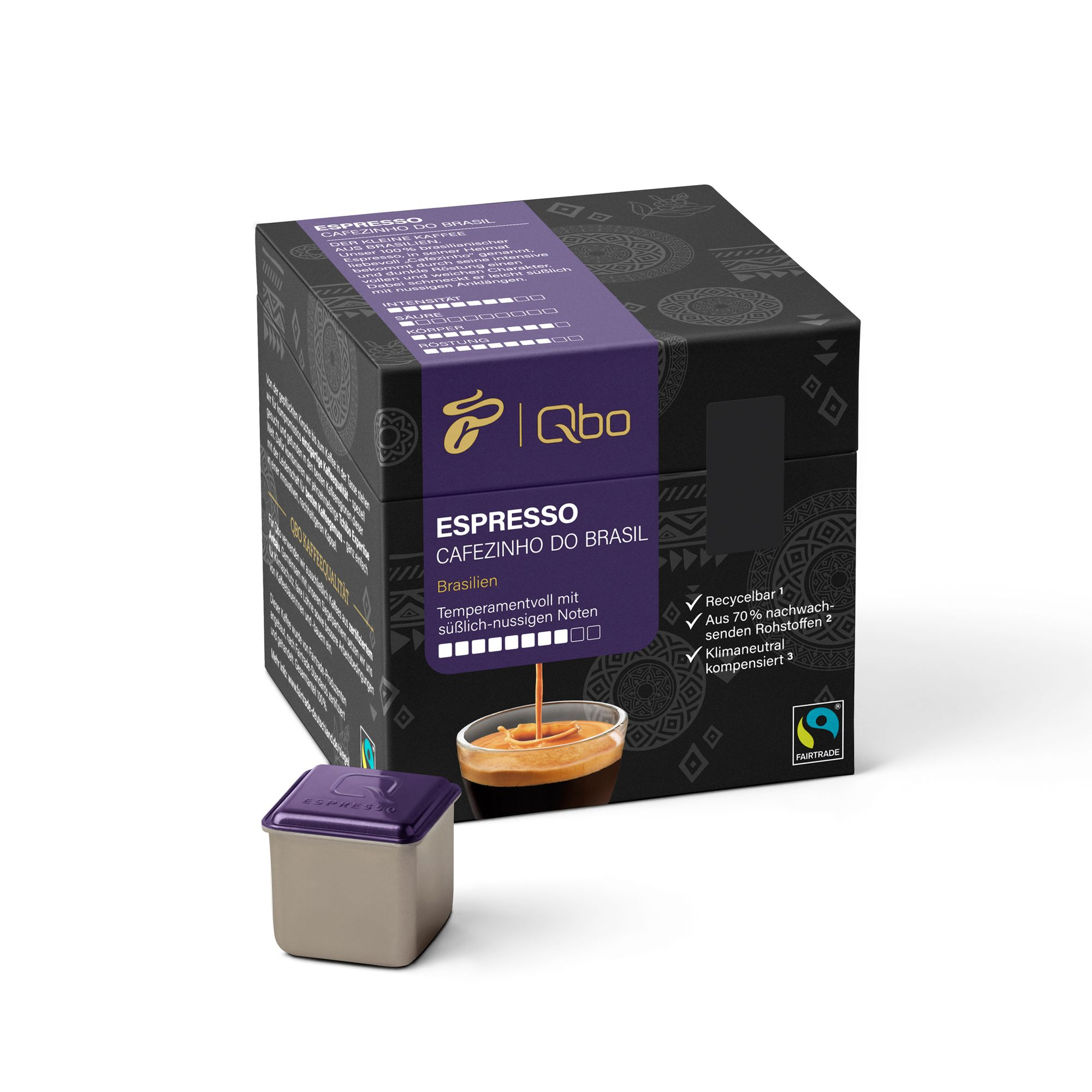 TCHIBO QBO 525780 Cafezinho Stück do Kapselsystem) Brasil Qbo (Tchibo 27 Kaffeekapseln Espresso