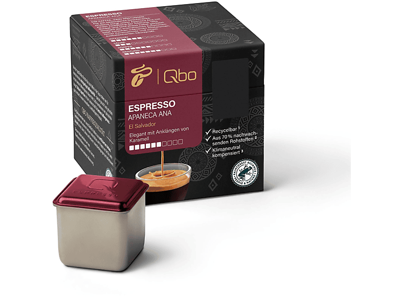TCHIBO QBO 525902 Espresso Apaneca Kapselsystem) Stück (Tchibo Qbo 8 Kaffeekapseln Ana