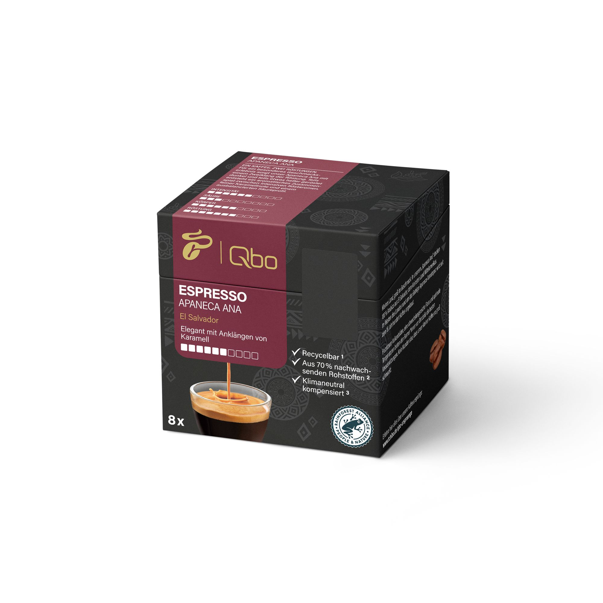 TCHIBO QBO 525903 144 Apaneca Qbo (Tchibo Espresso Kapselsystem) Ana Stück Kaffeekapseln