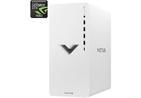 PC Sobremesa - HP Victus by 15L, AMD Ryzen 5-5600G, 16 GB RAM, 512 GB SSD, Radeon™ Onboard Graphics, Windows 11 Home (64 Bit), Windows 11 Home, Blanco