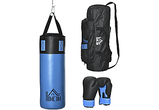 HOMCOM mit Tasche Boxsack-Set, Blau