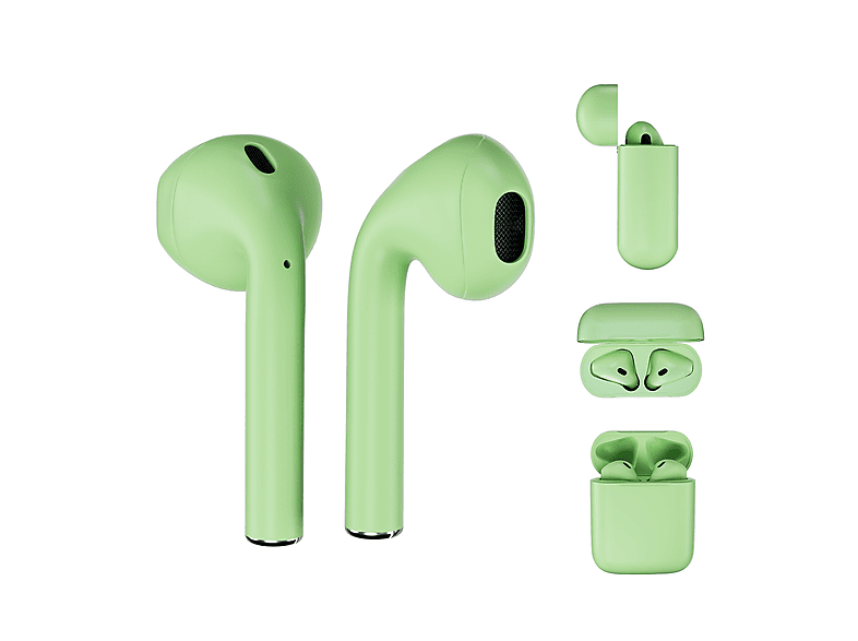 Kopfhörer Twin Edition QI, Pro Grün Mini In-ear LEICKE
