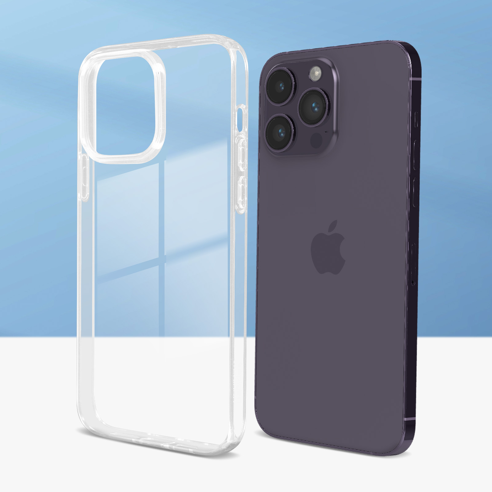 SPIGEN Max, Pro 14 Transparent Apple, Hybrid Backcover, iPhone Series,