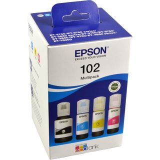 EPSON 102 EcoTank 4-colour Multipack  Zwart