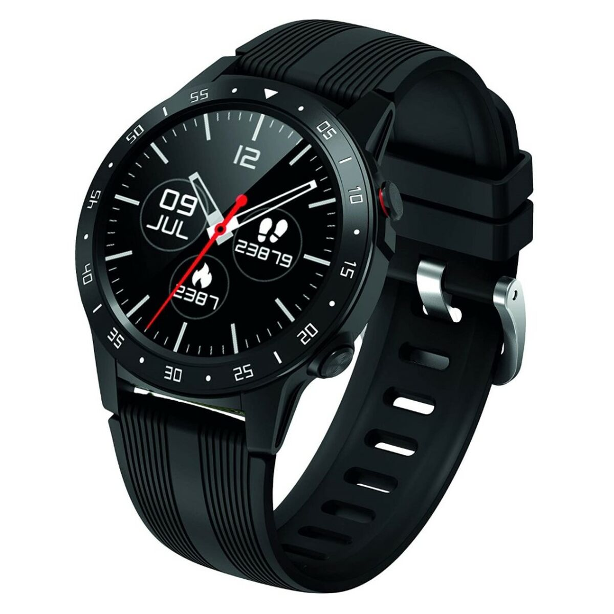 MAXCOM Smartwatch Pro Explorer VentureTech Schwarz Silikon,