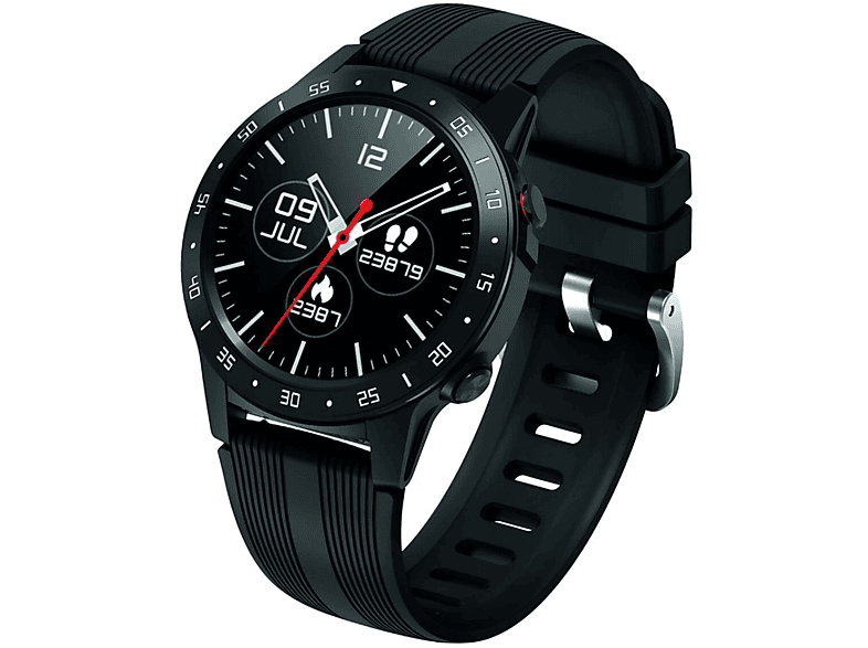 MAXCOM Explorer Smartwatch Silikon, Schwarz VentureTech Pro