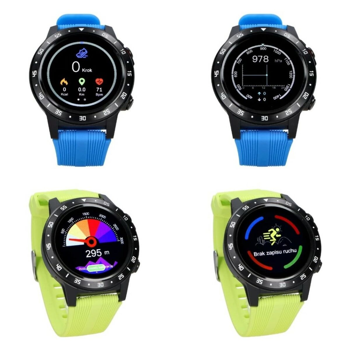 MAXCOM VentureTech Explorer Pro Smartwatch Schwarz Silikon