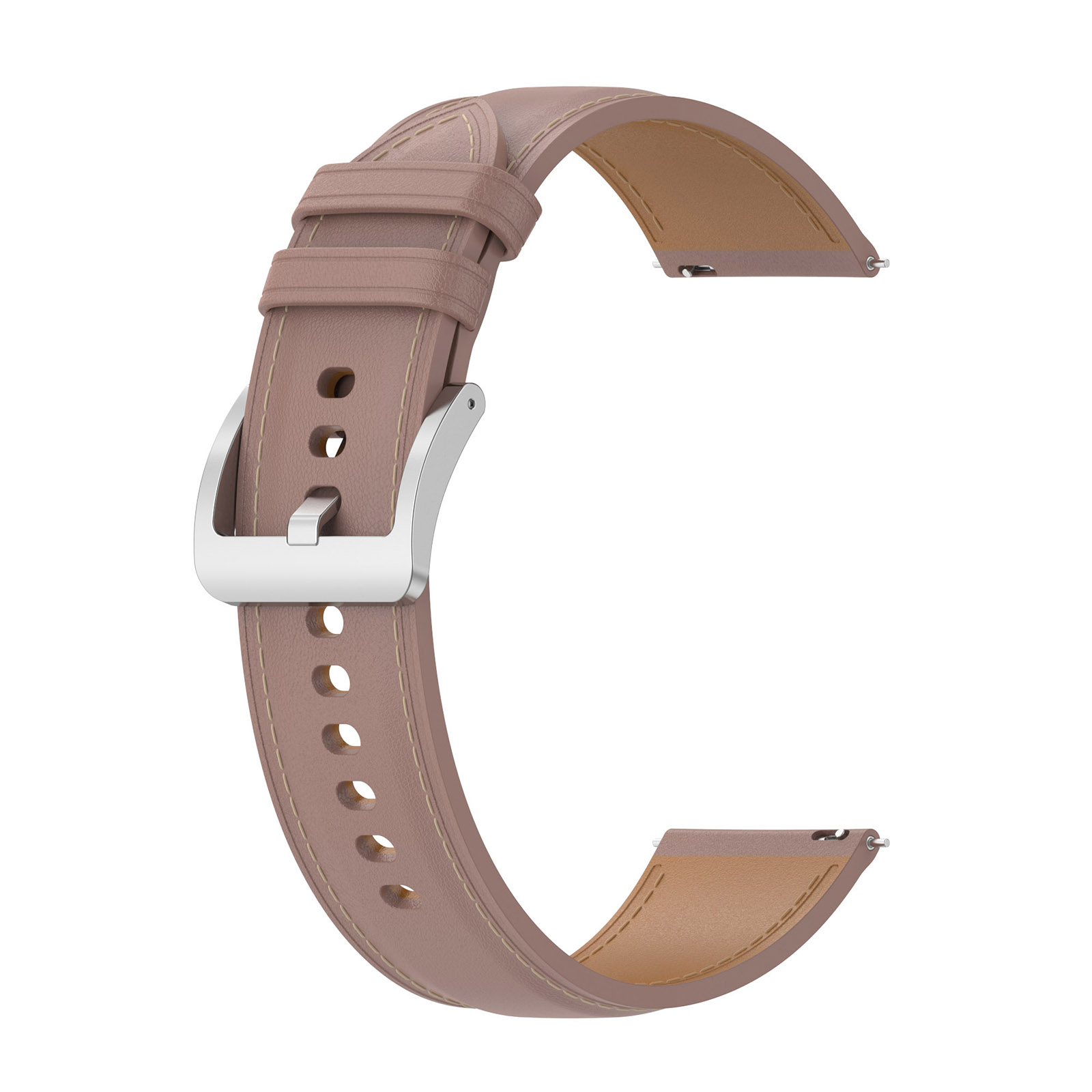 Galaxy INF dunkelrosa Watch Echtes Leder, Ersatzarmband, Uhrenarmband Samsung, 5,