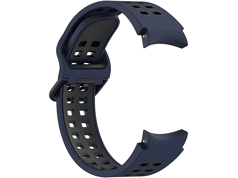 INF Ersatzarmband, Armband Dunkelblau/Schwarz Silikon, 5, Watch Samsung, Galaxy