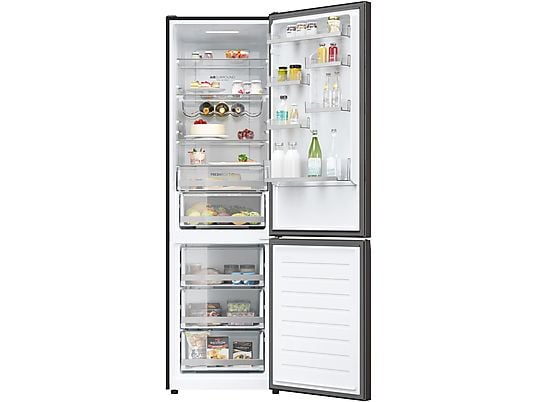 Frigorífico combi - HAIER HDW3620DNPD, Integrado + Libre instalación, No Frost, 2000 mm, Inox